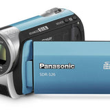Panasonic SDR-S26 SD Card Standard Definition Camcorder blue (used)