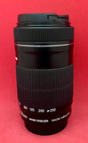 Canon EF-S 55-250mm f4-5.6 IS STM DSLR Camera Lens (used)