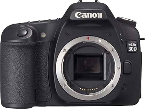 Canon EOS 30D Digital SLR Camera Body + Lens 55-200mm sigma (used)