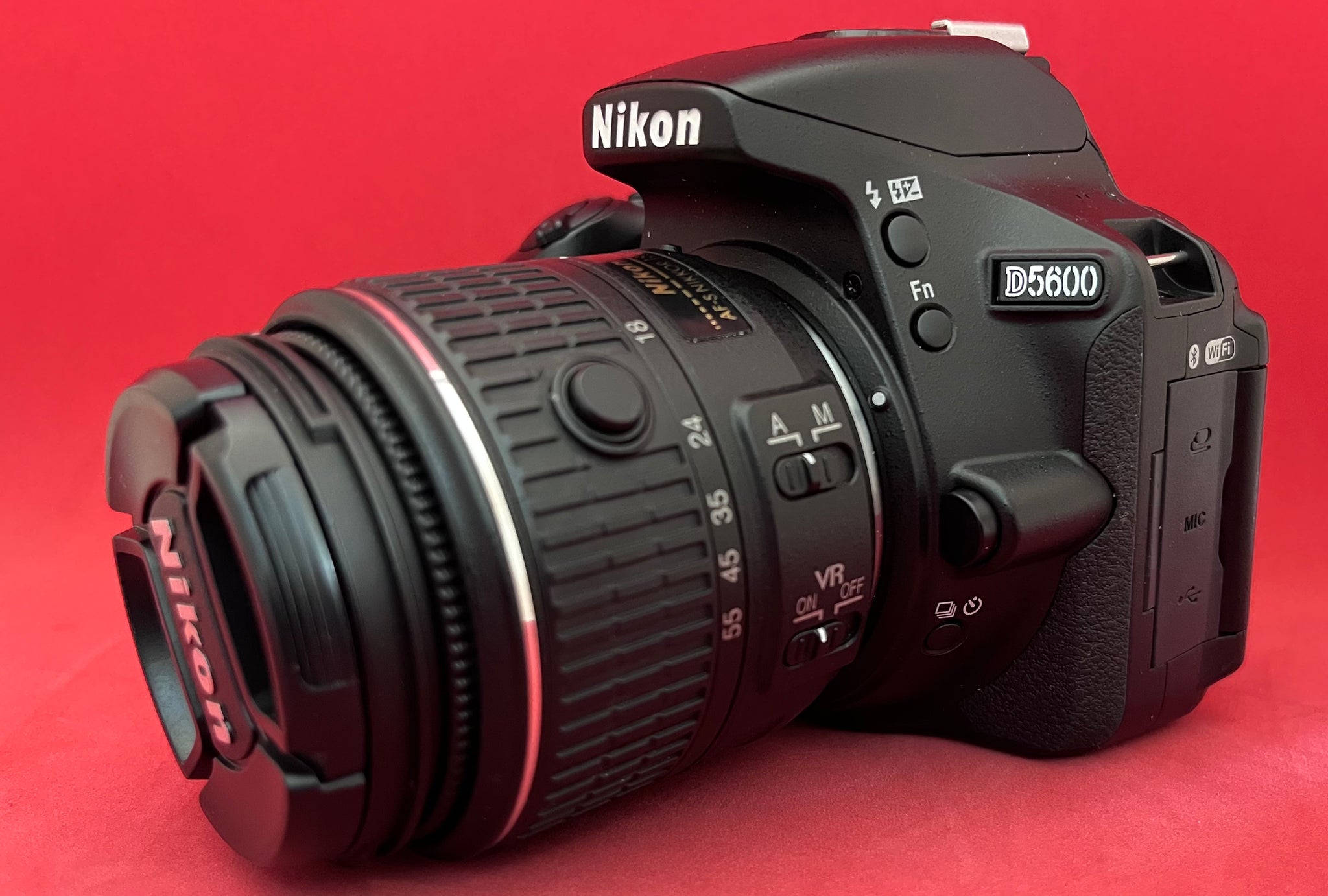 Nikon D5600 Digital SLRCamera & 18-55mm VR DX AF-P Lens - USED – Luck Tech  Cameras