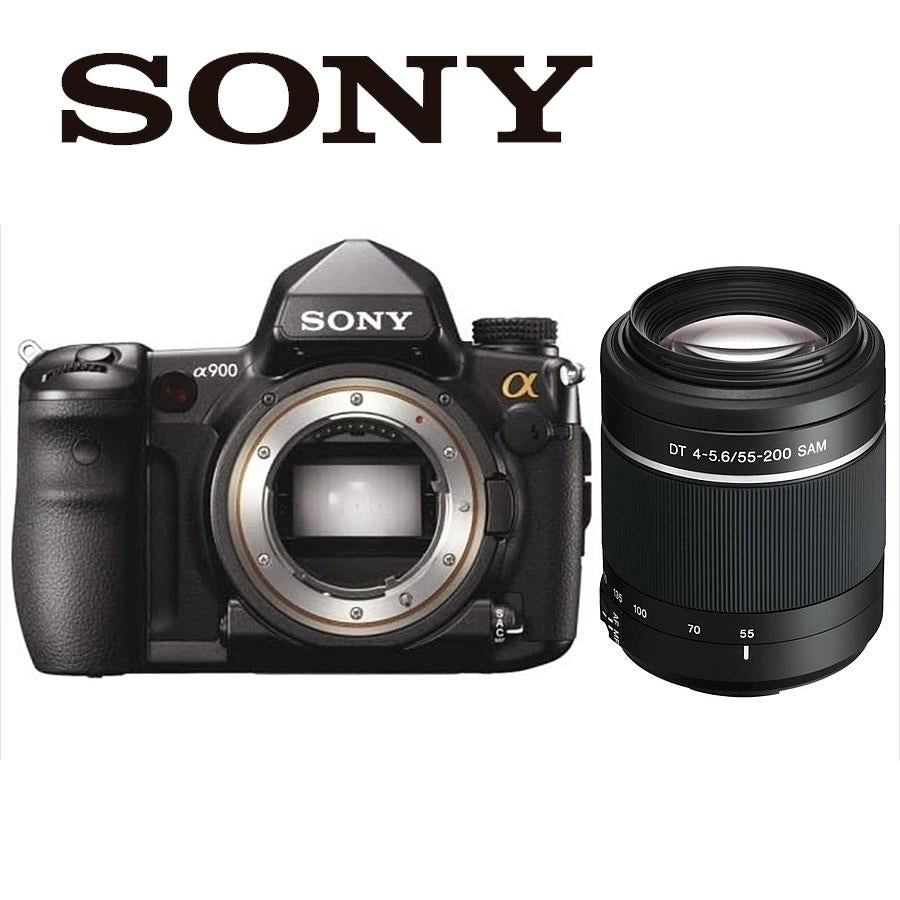Sony Alpha DSLR-A900 SLR Digital Camera + 55-200mm lens (used) – Luck ...