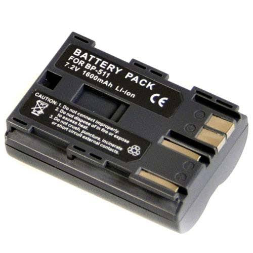 BP-511 Li-Ion Camera Battery Pack for Canon Cameras