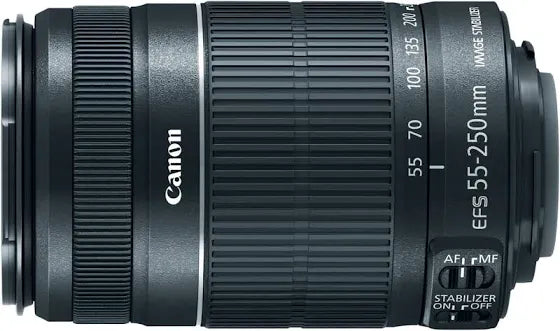 CANON EF-S 55-250MM F/4.0-5.6 IS II TELEPHOTO ZOOM LENs (used)