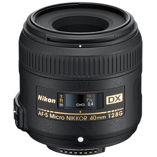Nikon AF-S 40mm f/2.8 G DX Macro Lense (USED)
