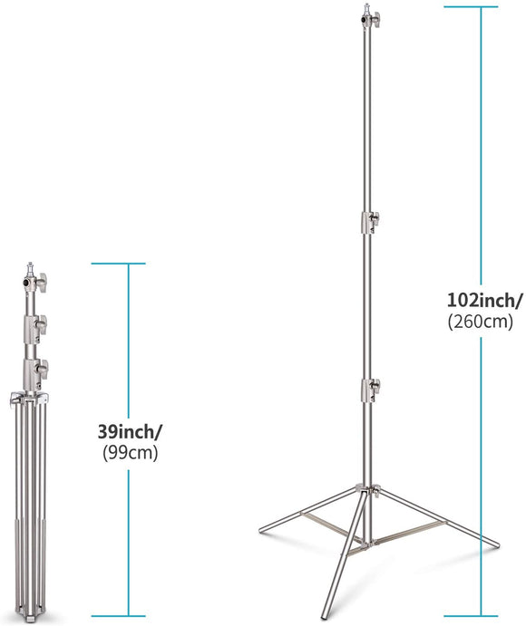 Stainless Steel Stand Heavy Duty for Studio Softbox and Other Photographic Equipment