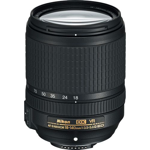 Nikon AF-S 18-140mm f/3.5-5.6 G ED DX VR Lense (USED)