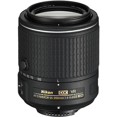 Nikon AF-S DX NIKKOR 55-200mm f/4-5.6G ED VR II Lense (USED)